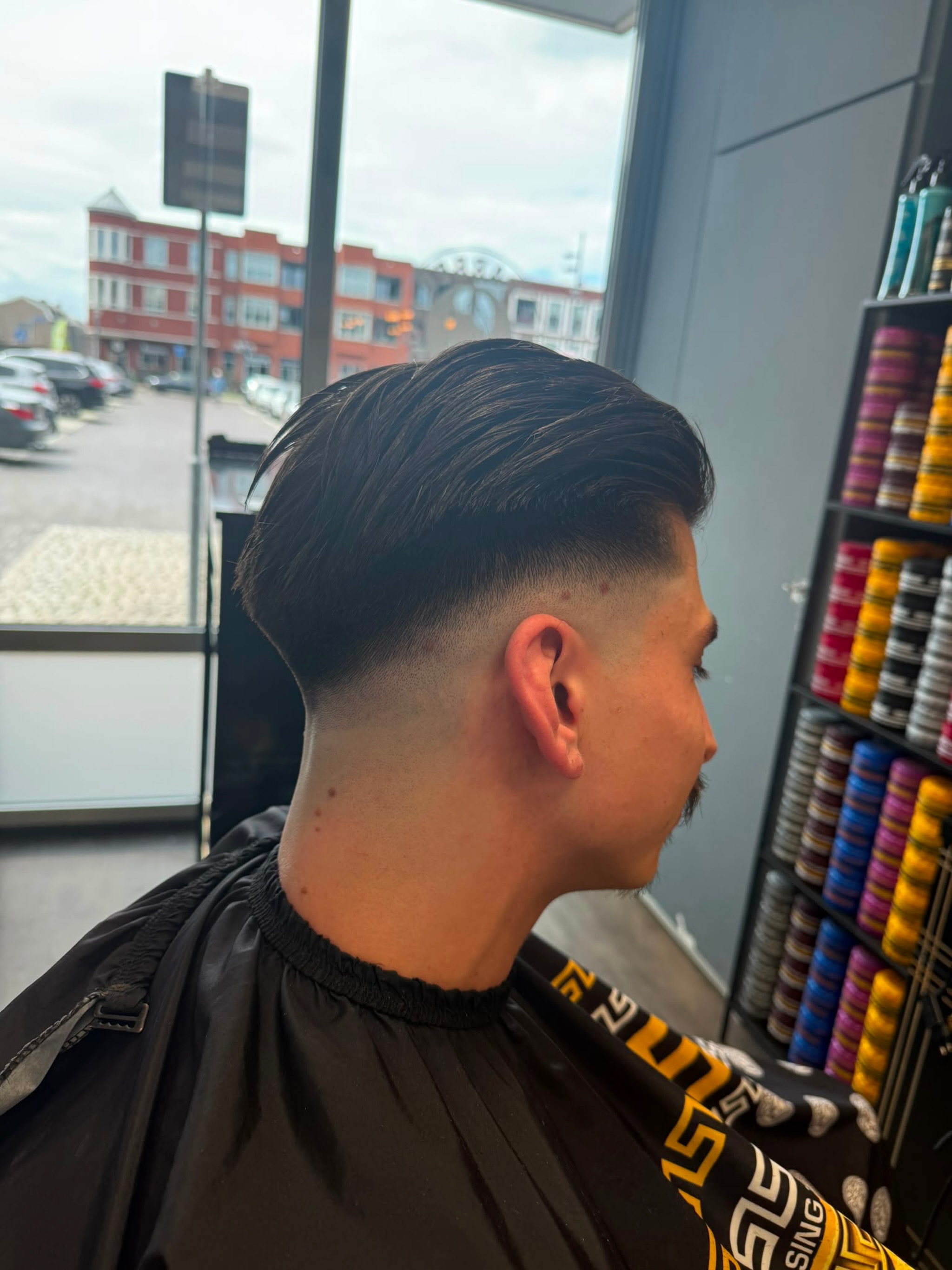 Drop fade met gladde bovenkant